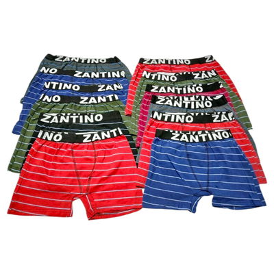Docena Surtida Boxer Zantino de algodón y lycra