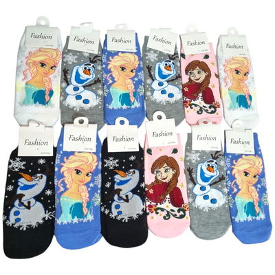 Docena surtida soquetes Frozen