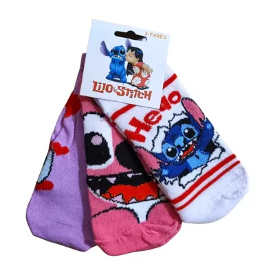 Pack x3 medias infantiles stich