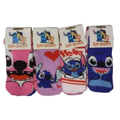 Docena surtida soquetes Stich infantil
