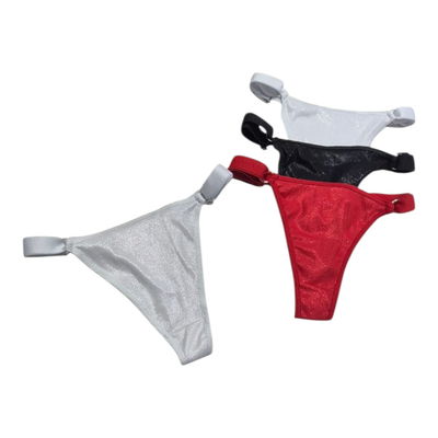 Docena colaless brillosas con elástico ancho regulable SURTIDO