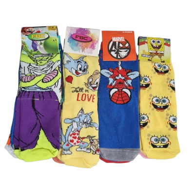 Docena medias infantiles SURTIDO de pesonajes
