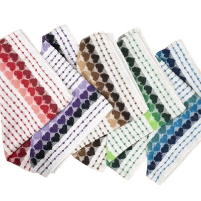 Docena repasadores corazon surtido