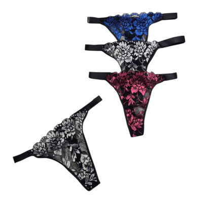 Pack x6 colaless elástico ancho y encaje SURTIDO