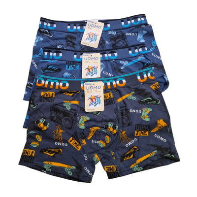 3 boxer UOMO JUVENIL COLORES y TALLES 12/16  SURTIDOS 