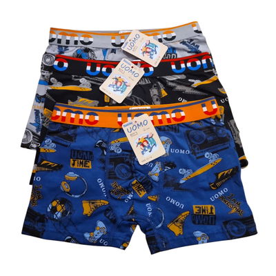 Pack x6 boxer UOMO JUVENIL TALLES Y COLORES SURTIDOS