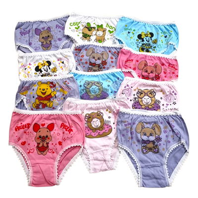 Docena bombachas infantiles Talles surtidos del 2 AL 6 dibujitos