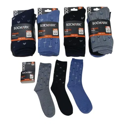 Pack x6 medias de vestir de hombre SURTIDA