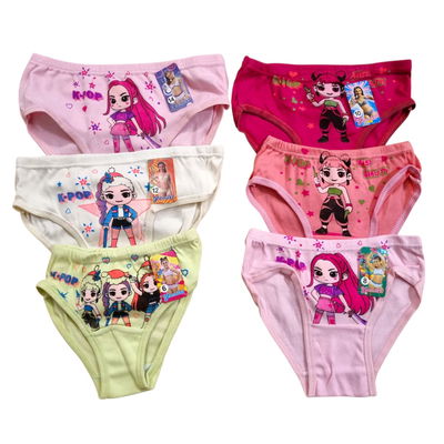 Pack x6 bombachas nena Guerreras del kpop SURTIDO