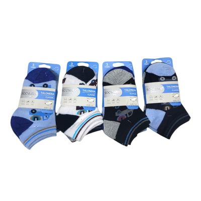 Docena soquetes Sockmart infantil niño talle 12/24 meses