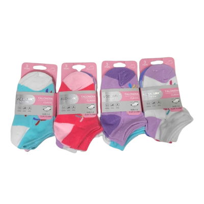 Docena soquetes Sockmart infantil niña talle 12/24 meses