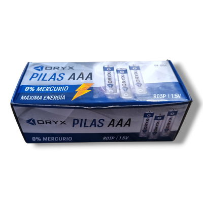 Pilas AAA Carbon Caja X 60 Unidades En Pack X 4u Termofusion
