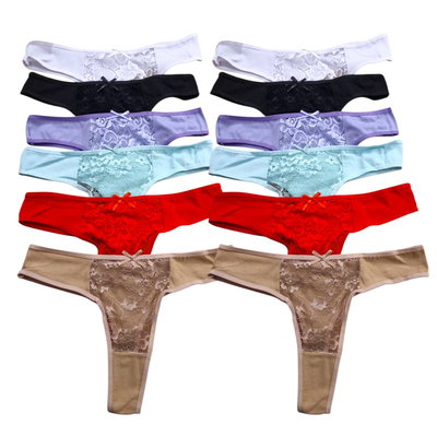 Docena de colales con Encaje SURTIDO