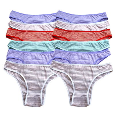 Docena vedetinas rayas surtido TALLE 3 grande