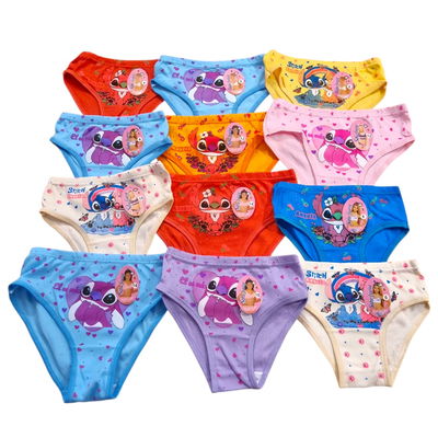 Docena de bombachas nena Stich y angela surtido talle 4 al 14
