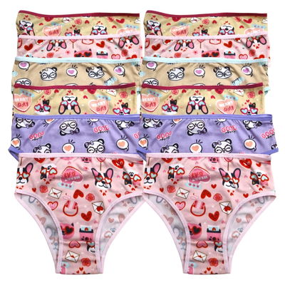 Docena bombachas nena TALLE 9/10 SURTIDO