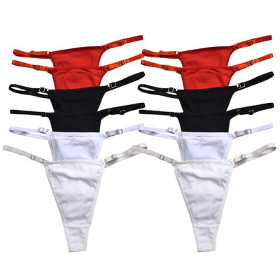 Docena de colaless regulable de algodón Talle único: abarca hasta un 38/40 de pantalón 