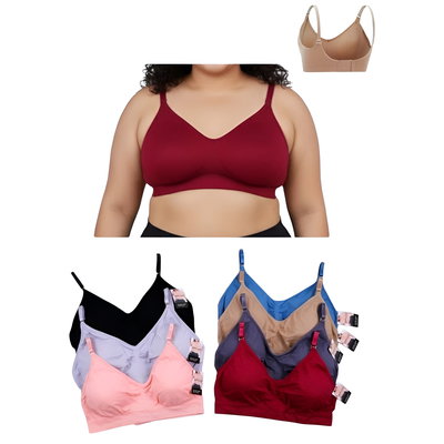 6 Corpiños Linda Luna COLORES Y TALLES SURTIDOS del 85 al 110