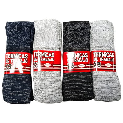 Docena medias de trabajo térmicas SURTIDAS
