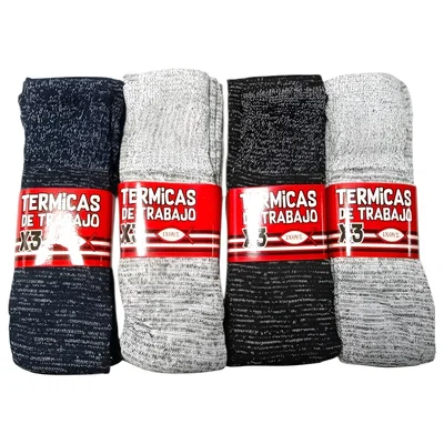 Pack x6 medias de trabajo térmicas SURTIDAS