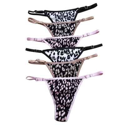 Pack x6 regulables de morley animal print SURTIDO Talle único: hasta un 38/42