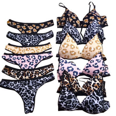6 Conjuntos morley estampado Animal print Talles SURTIDOS del 85 al 100 