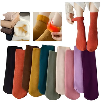 Pack x6 medias peluchito SURTIDAS térmicas