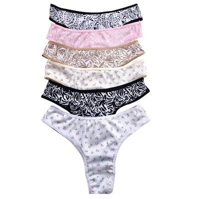 Pack x6 Colaless de morley estampada colores claros