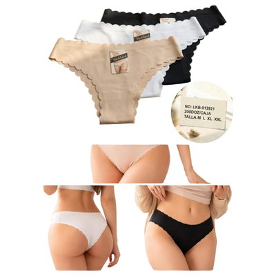 Pack x6 Vedetinas nube segunda piel Talles surtidos (del M AL XXL)