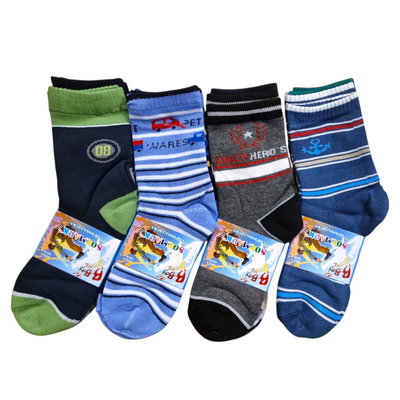 Docena de medias surtidas talle 6/8 nene (30 al 35)