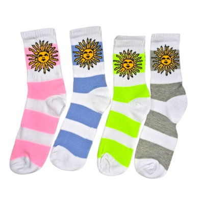 Pack x6 medias tenis adultos ARGENTINA COLORES SURTIDO Talle único: abarca del 36 al 40