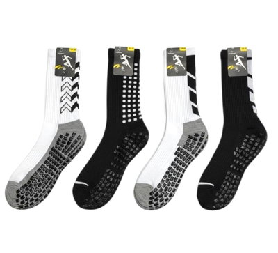Pack x6 medias antideslizantes BLANCO Y NEGRO Talle único: abarca desde el 38 al 46