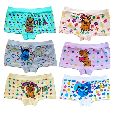Pack x6 boxers infantiles TALLES SURTIDOS 6 al 12