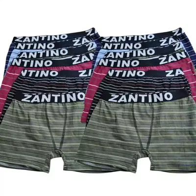 Pack x6 boxers Zantino de adulto ALGODÓN TALLES 2 AL 6 SURTIDO