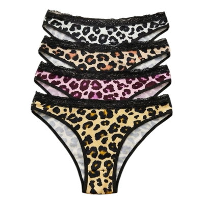 Docena Vedetinas modal animal print SURTIDO Talle único: abarca del 36 al 42