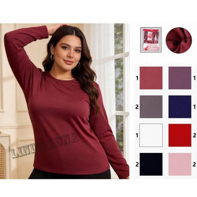 Pack x3 remeras térmicas de mujer con frisa SURTIDO TALLES XL AL 3XL