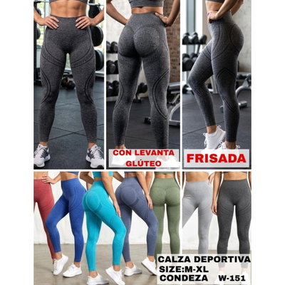 Pack x6 Calzas con Levanta cola TALLE ÚNICO: Abarca del M AL XL