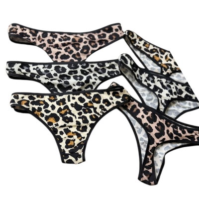 Pack x6 colaless Animal print SURTIDO Talle único: abarca hasta un 40/42
