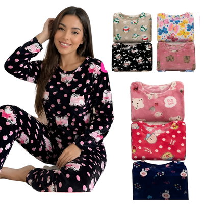 Pack x6 piyamas Mujer SURTIDO TALLE M/XL