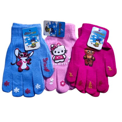Pack x3 guantes infantil 2/3 AÑOS SURTIDO