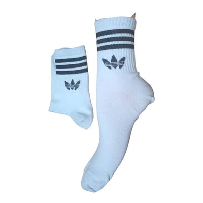 Medias tenis Adidas lineas negras