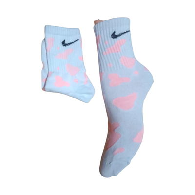 Medias tenis Nike rosa manchas