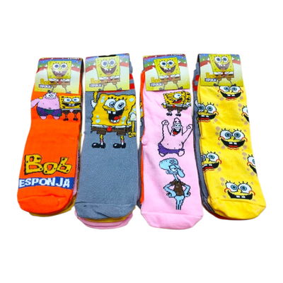 Docena medias infantiles Bob esponja SURTIDO