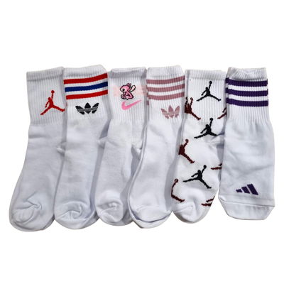 Pack x6 medias tenis SURTIDA CALIDAD PREMIUM