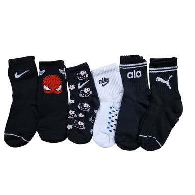 Pack x6 medias tenis infantil SURTIDO
