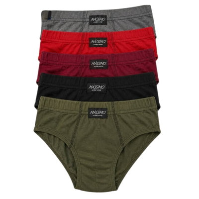 6 slip adulto algodón Talle único: abarca de un 36 al 42