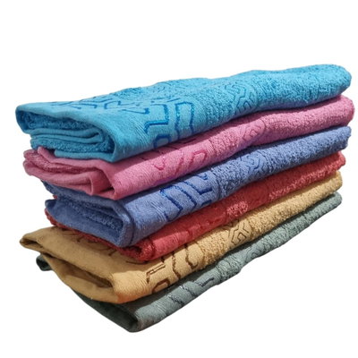 Pack x6 Toallones SURTIDOS Medidas: 1.30 CM LARGO y 75 cm de ANCHO