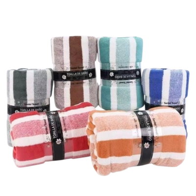 1 Toallon Rayas 150 cm x 80 cm COLOR SURTIDO