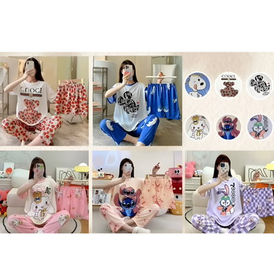 6 Piyamas 3 piezas SURTIDO DLRIO Talles: M/L y XL