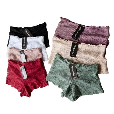 Docena boxers encaje colores y Talles surtidos: del 38 al 40/42